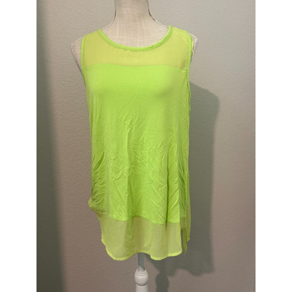 Vince Camuto Women's Flowy Mixed Media Sleeveless Tank Shirt Bundle Vibrant - M - Picture 5 of 11